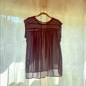 Loft sheer top